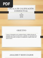 Escala de Calificación Conductual