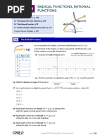 4.1 - The Radical Function Math 30-1