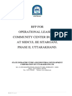 RFP For Operational Lease of Community Center at Sitarganj 1598439513 Uttrakhand