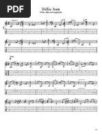 Billie Jean Peter John Arrangement Tabs Notes