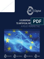 A European Approach To Artificial Intelligence