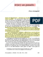 Construirse Pasado. Aulagnier 1989 (1) (Recuperado)