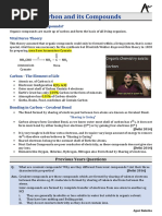 Carbon and Its Compounds