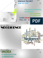 Presentation On Negligence