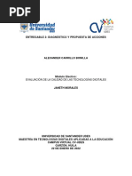 Informe Escrito: Formulación de Un Proyecto de Tecnología Educativa