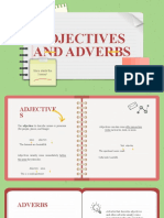 Adjectives and Adverbs: Here Starts The Lesson!