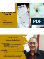 How To Improve Your CV by Dadang Budiaji 19 Des 2020