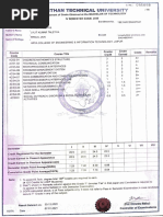 Daksh Taletiya 4th Sem Marksheet