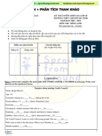 (Sproutfromground - Com) Đáp Ám Vào 10 Chuyên Anh Hà Tĩnh 2021-2022