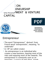 Entrepreneurship and Small Scale Industries