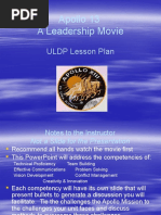 Apollo 13 A Leadership Movie: ULDP Lesson Plan