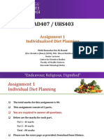 Assignment 1 - Individual Diet Planning