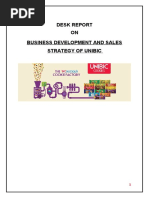 Business Development and Sales Strategy of Unibic