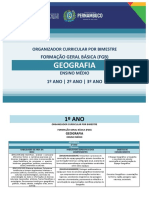 Organizador Curricular FBG Geografia