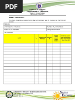 Lac Form 1