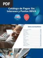 Pagos Sin Intereses y Puntos BBVA MARZO