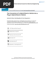 The Conversion of A Hybrid Electric Vehicle Into A Plug in Hybrid Electric Vehicle