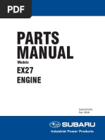 Parts Manual: EX27 Engine