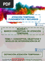 TEMA 1 Atención Temprana