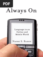 Always On - Language in An Online and Mobile World