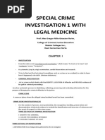 Cdi 2 Chapter 1-2 Specialized Crime Investigation 1 With Legal Medicine