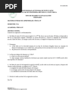 1.-Examen Ordinario Fisica 4 B