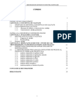 Benchmarking de Produs in Industria Panificatiei