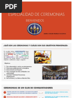 Especialidad de Ceremonias