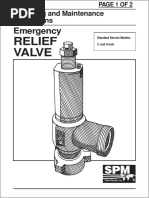 Relief Valves - 3 & 4 Inch - Operating & Maintenance