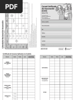 Carnet Unificado Vacunacion Adultos Cuv 2021