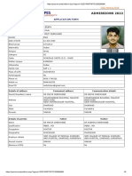 Admissions 2022: Application Form