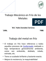 Trabajo Mecánico en Frío