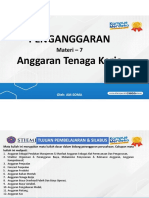 Peranggaran - #7 Anggaran Tenaga Kerja