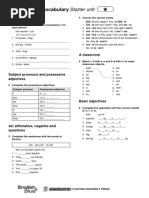 English Plus 1 Grammar Vocabulary