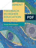 Assessment and Feedback in Higher Education - A Guide For Teachers