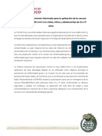 Carta de Consentimiento para La Vacunación