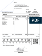 Boleta de Remuneraciones: Neto A Pagar 316.09