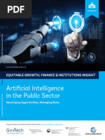 WORLD BANK Artificial Intelligence in The Public Sector Maximizing Opportunities Managing Risks