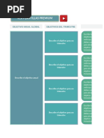 Plantilla de Excel Metodologia Okr