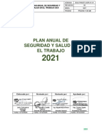 ECO-PASST-COR-01-01 Plan Anual de Seguridad y Salud en El Trabajo 2021