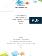 Paso 5 - Evaluación Final