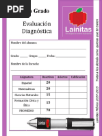 4to Grado - Evaluación Diagnóstica (2014-2015)