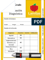 3er Grado - Evaluación Diagnóstica (2014-2015)