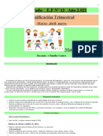 Planificacion Trimestral de Matematicas 2021