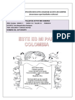 Taller Activo Mis Saberes Previos Sobre Colombia