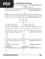 Alternating Current Previous Eapcet Physics - QP