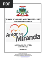 Plan de Desarrollo Municipal Miranda 2020-2023