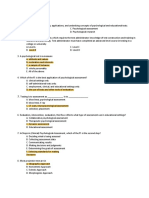 Psychological Assessment Reviewer