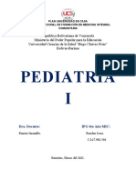 Pediatria I. Tarea I. Jesus Rondon