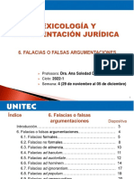 Semana 4 - 6. Falacias o Falsas Argumentaciones